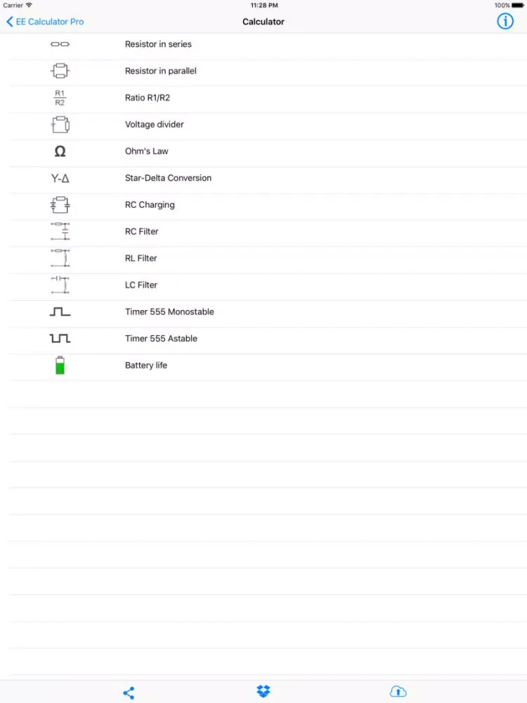 Скриншоты EE Calculator Pro iPad 