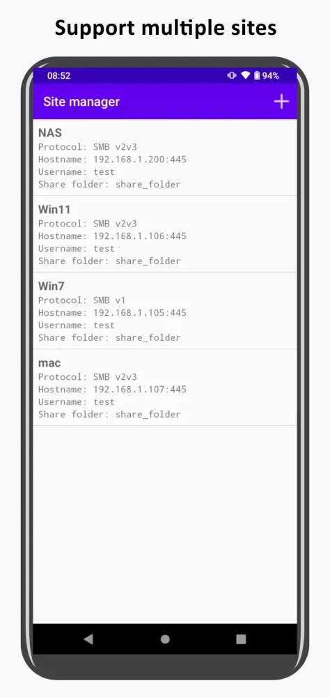 Ảnh chụp màn hình của ShareConnect