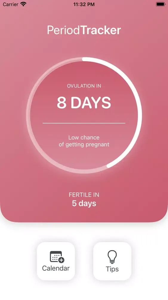 Скриншоты DOT: Period Flo Tracker App