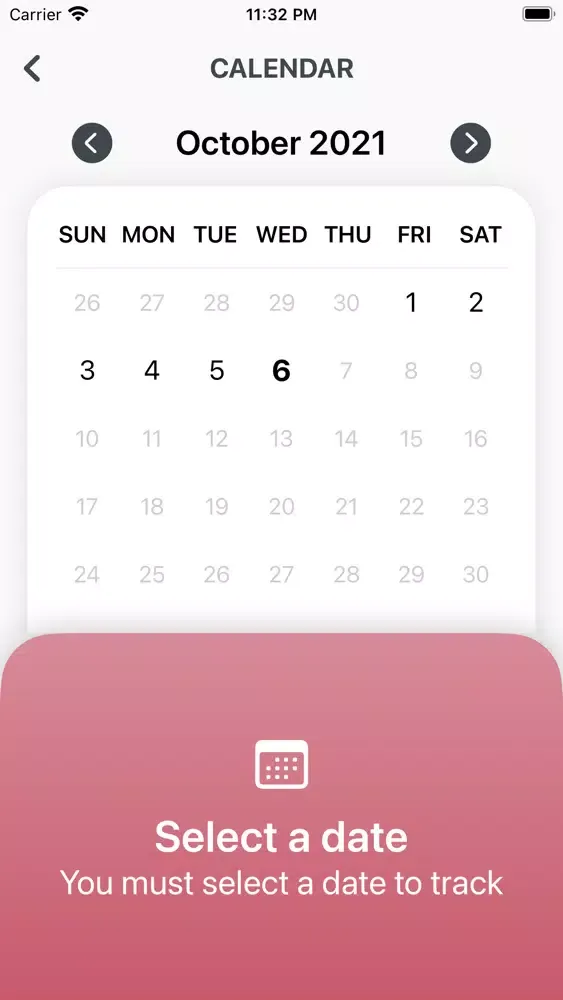 Скриншоты DOT: Period Flo Tracker App