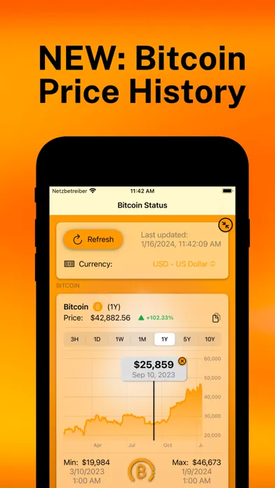 Captures d'écran de Satoshi Converter