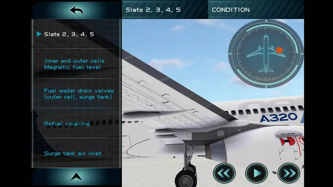 A320 Virtual Walk-around Screenshots