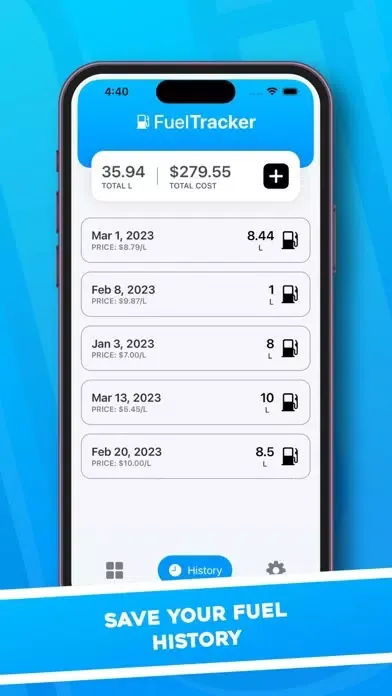 Capturas de pantalla de Fuel Tracker Pro