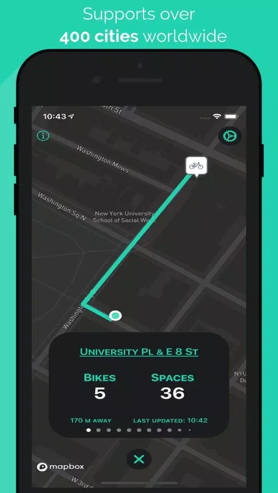 Capturas de pantalla de Bikey - Bike Share Locator