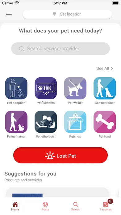 Pet Friendly App 스크린샷