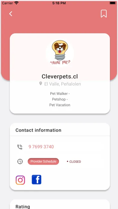 Pet Friendly App 스크린샷
