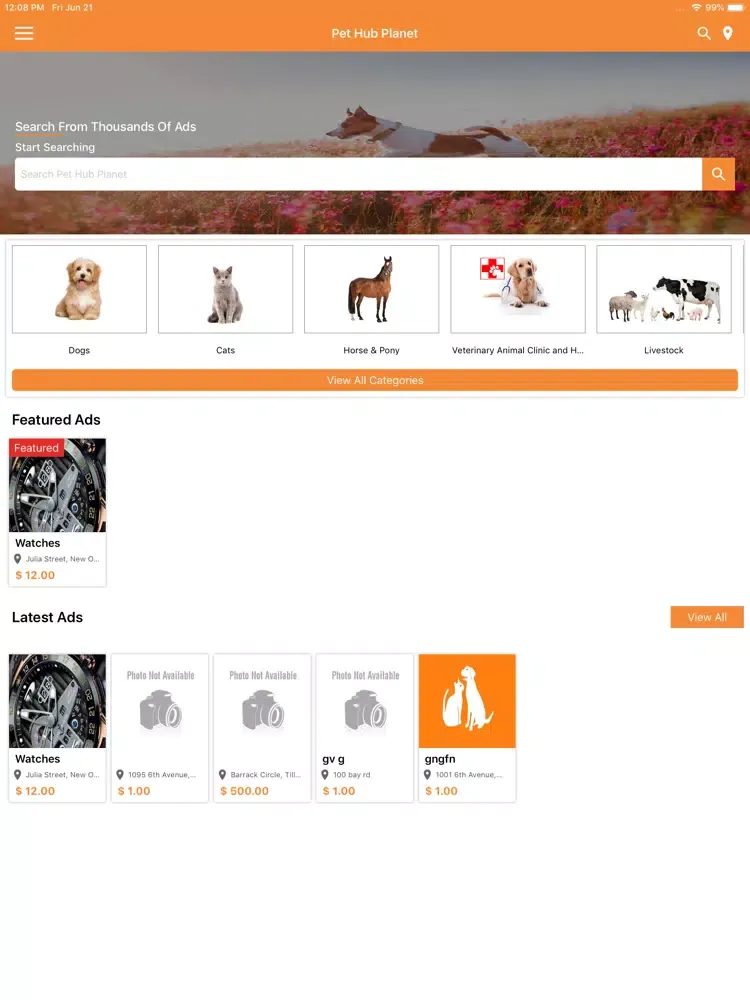 Pet Hub Planet iPad 應用截圖