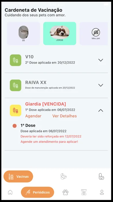 Meu Pet: histórico completo স্ক্রিনশট