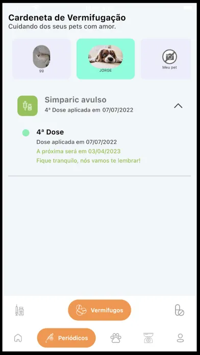 Meu Pet: histórico completo স্ক্রিনশট