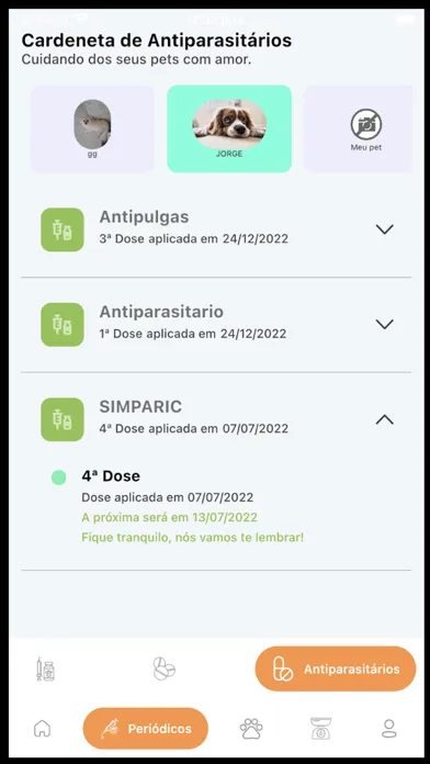 Meu Pet: histórico completo স্ক্রিনশট