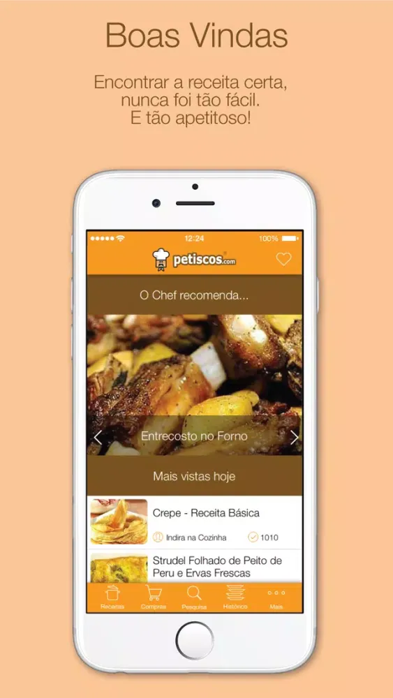 Petiscos - receitas para todos os gostos! স্ক্রিনশট
