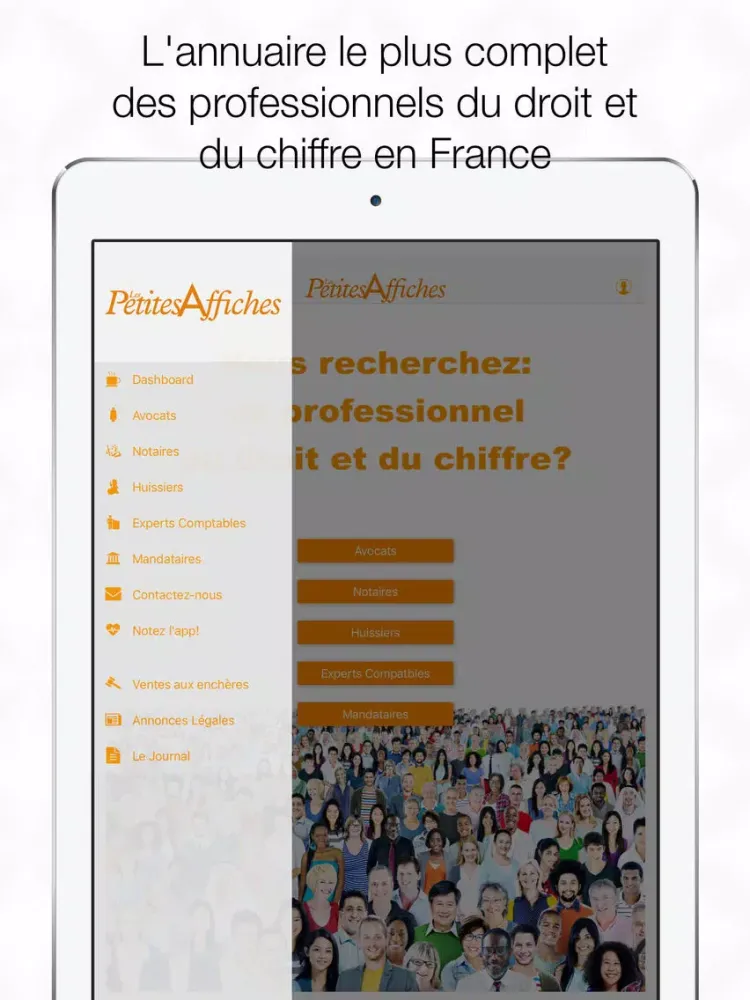Annuaire Pro iPad 應用截圖