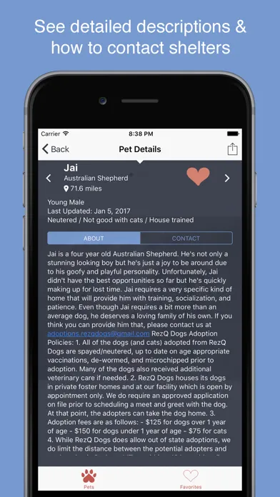 Pet Search - Adopt a Pet應用截圖