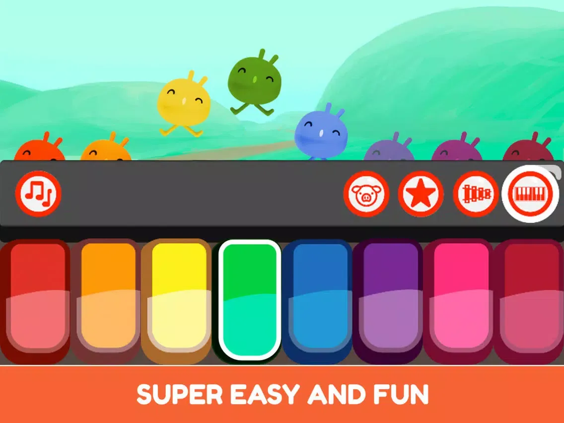 صور Petoons Piano music and songs for kids and family iPad 