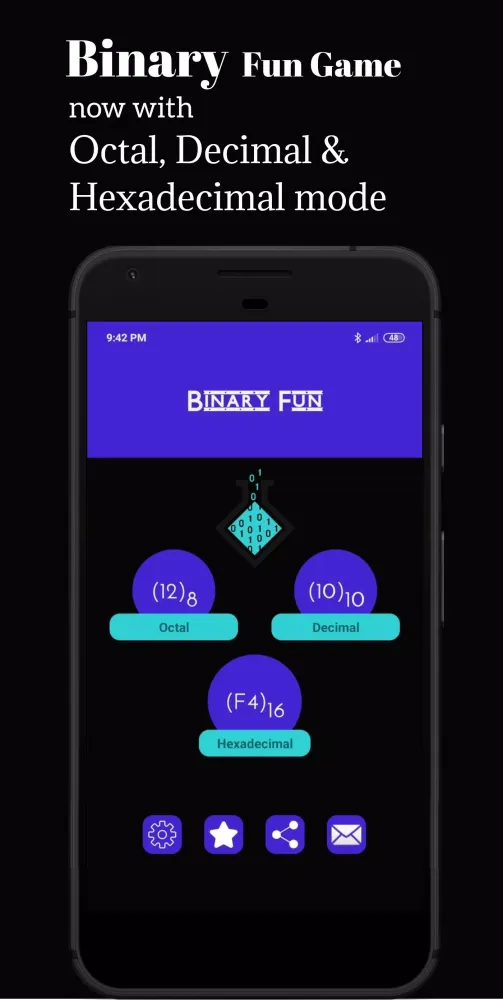 Binary Fun: Number System Game Screenshots