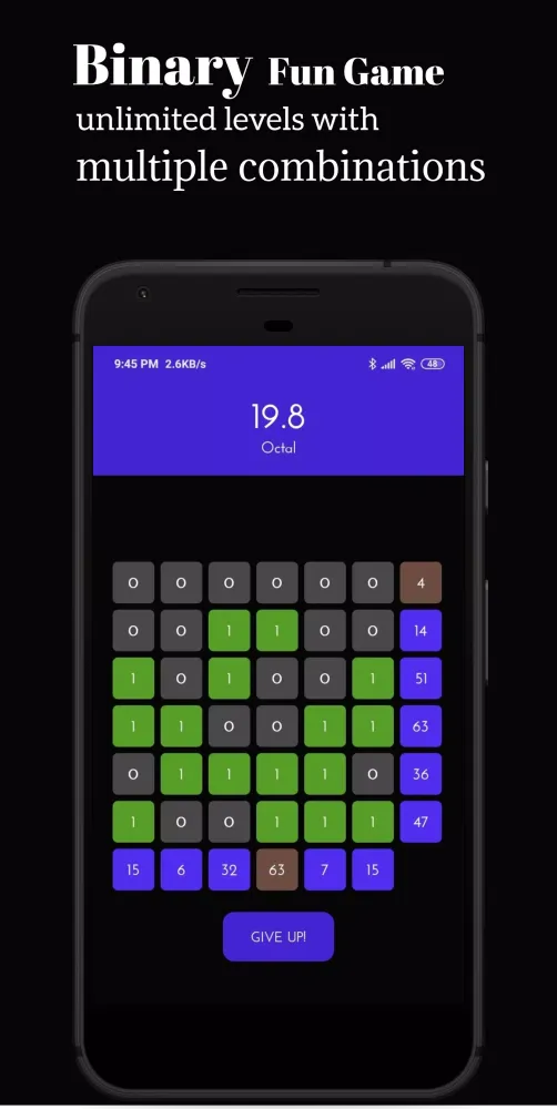Binary Fun: Number System Game Screenshots