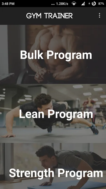 Gym Trainer Pro Screenshots