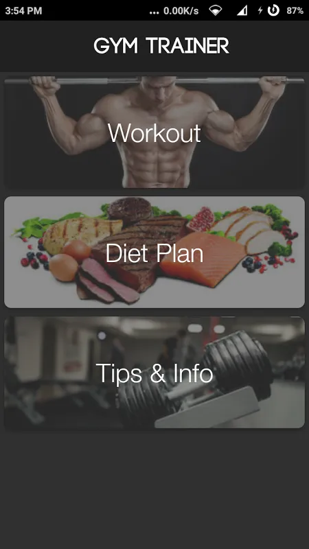 Gym Trainer Pro Screenshots