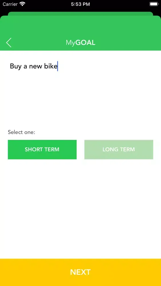 MyGoals - set and reach goals Screenshots