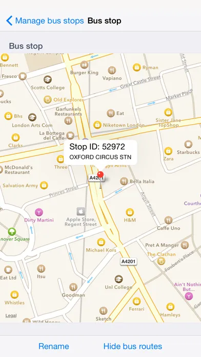 Capturas de pantalla de Next Bus Times for London