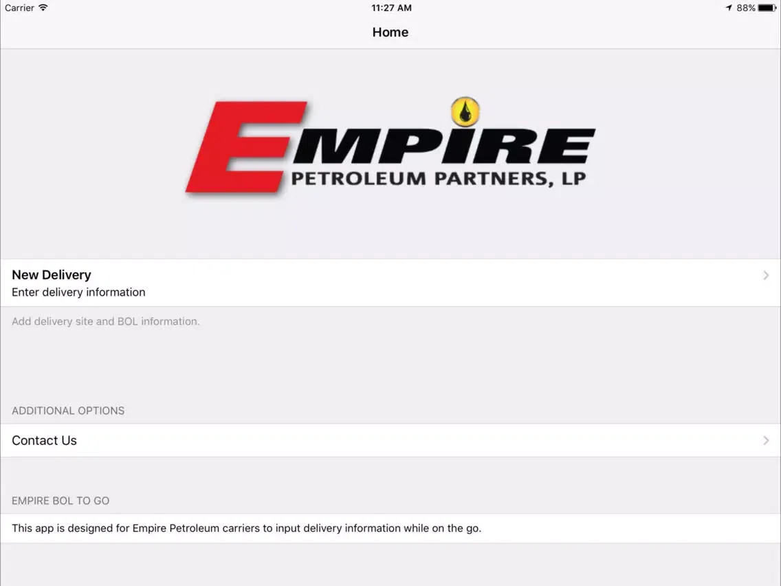 Tangkapan skrin Empire BOL on the Go iPad