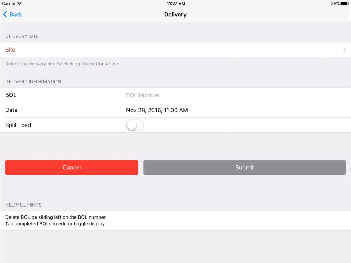 Tangkapan skrin Empire BOL on the Go iPad
