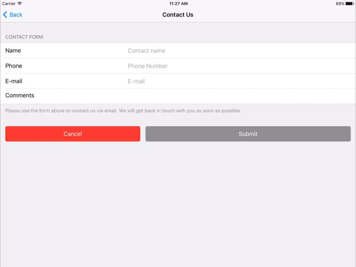 Tangkapan skrin Empire BOL on the Go iPad