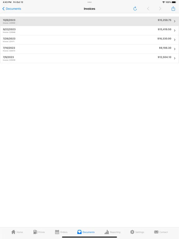 Capturas de pantalla de Fabian Wholesale iPad