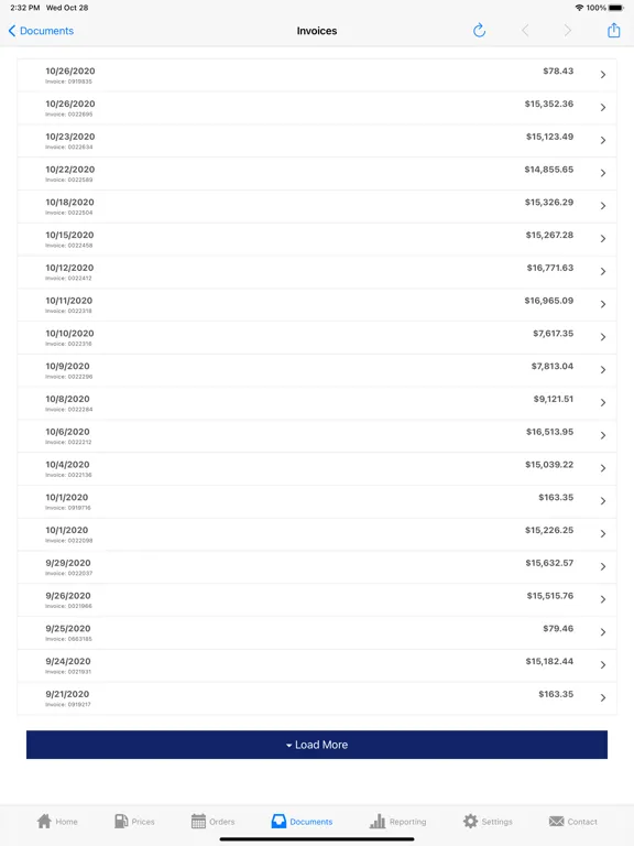 Guillory Oil iPad  Screenshots