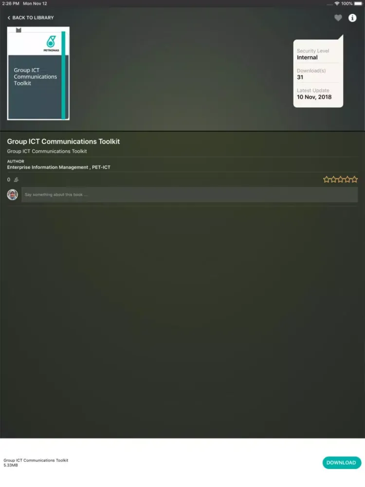 PETRONAS myGuides iPad 应用截图