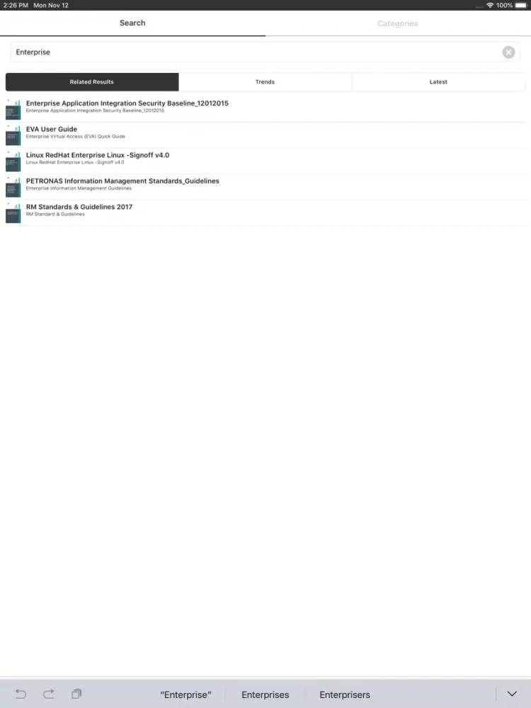 PETRONAS myGuides iPad 应用截图