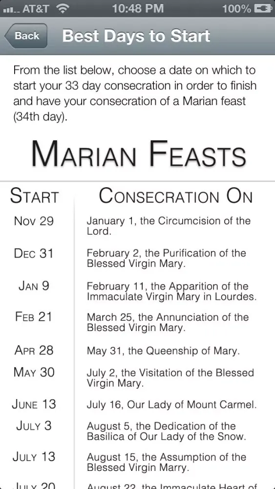 ภาพหน้าจอของ Total Consecration of St. louis De Montfort