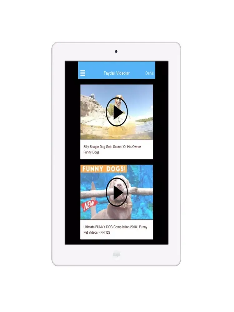 Tangkapan layar Pet Sahiplen iPad 