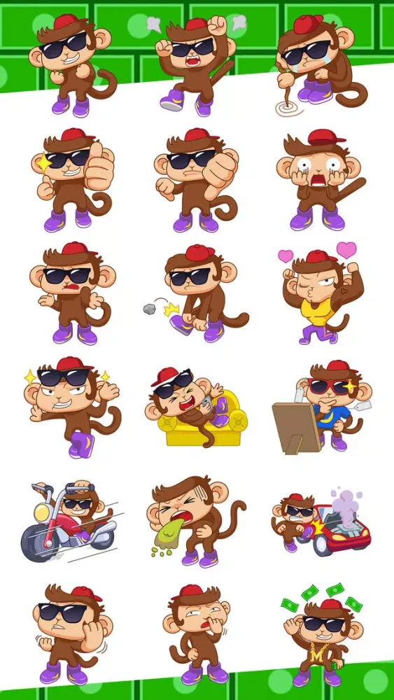 Capturas de tela do Swaggy Sticker