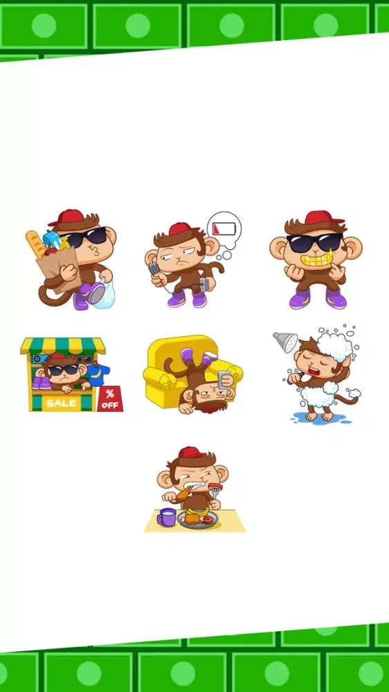 Capturas de tela do Swaggy Sticker