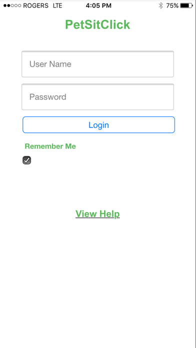 Tangkapan layar PetSitClick Walker/Sitter