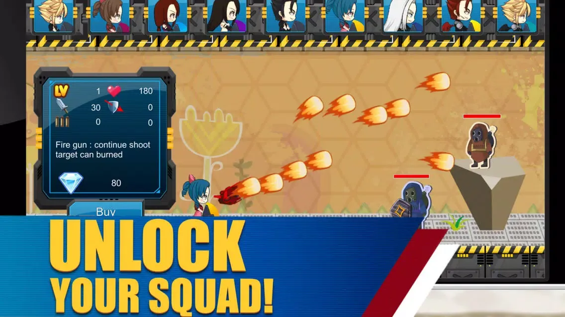 Capturas de tela do Fantasy Heroes Fury Mad Shooting