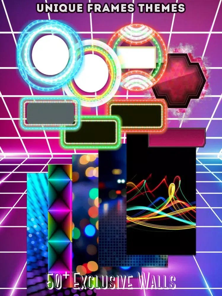 Alarm Clock Wallpapers Neon Designs iPad 应用截图