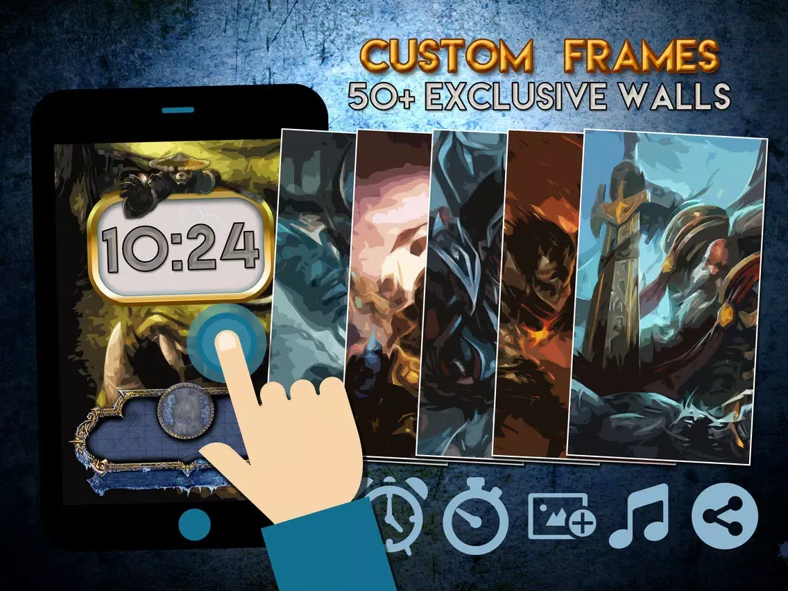 Capturas de pantalla de Alarm Clock Wallpapers “For World of Warcraft ” iPad 