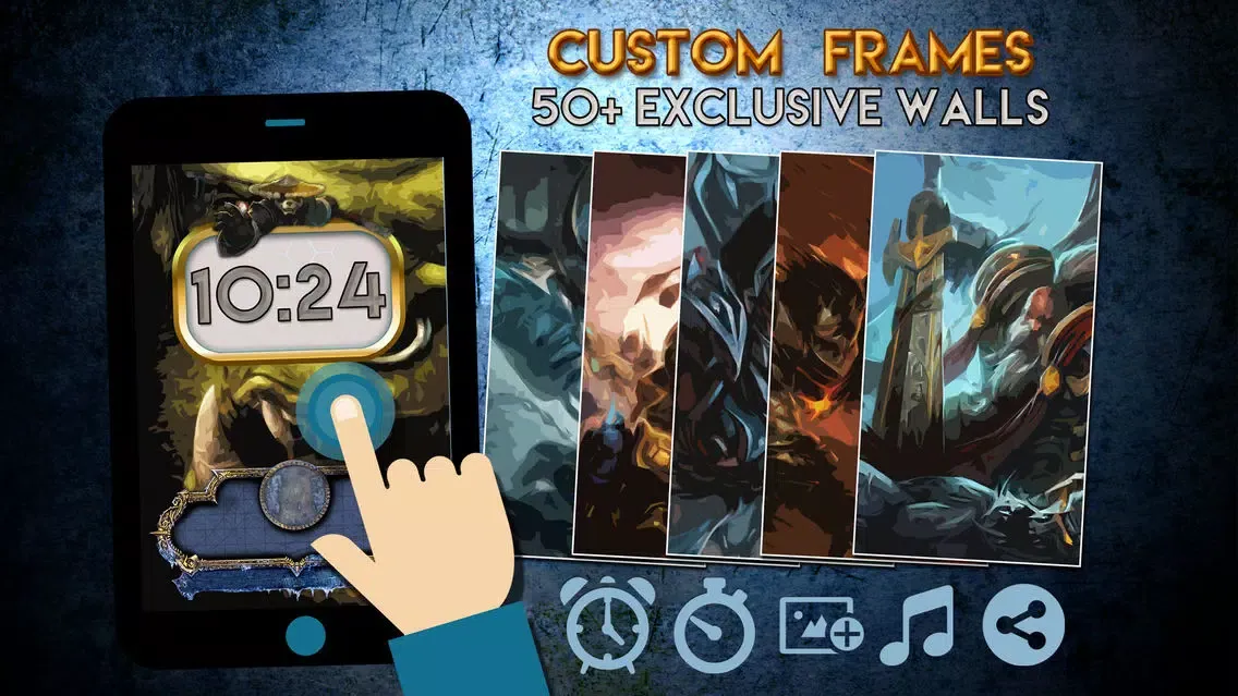 Capturas de pantalla de Alarm Clock Wallpapers “For World of Warcraft ”