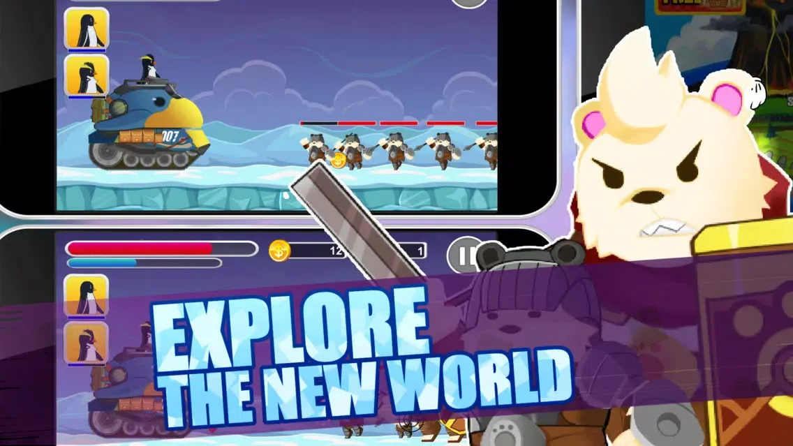 The Penguins Fury Shooting Survival Games Ekran Görüntüleri