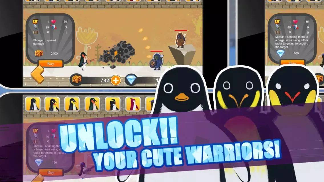 The Penguins Fury Shooting Survival Games Ekran Görüntüleri