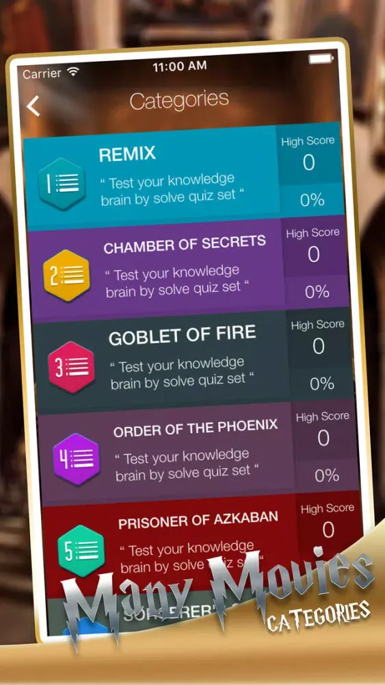 Ảnh chụp màn hình của Quiz Puzzle Pro "for Harry Potter Video Games”