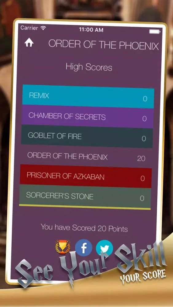 Ảnh chụp màn hình của Quiz Puzzle Pro "for Harry Potter Video Games”