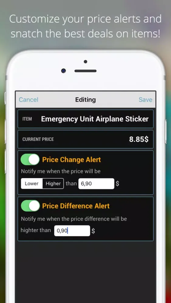 Capturas de pantalla de Market Monitor for Altitude 0 : Lower and Faster