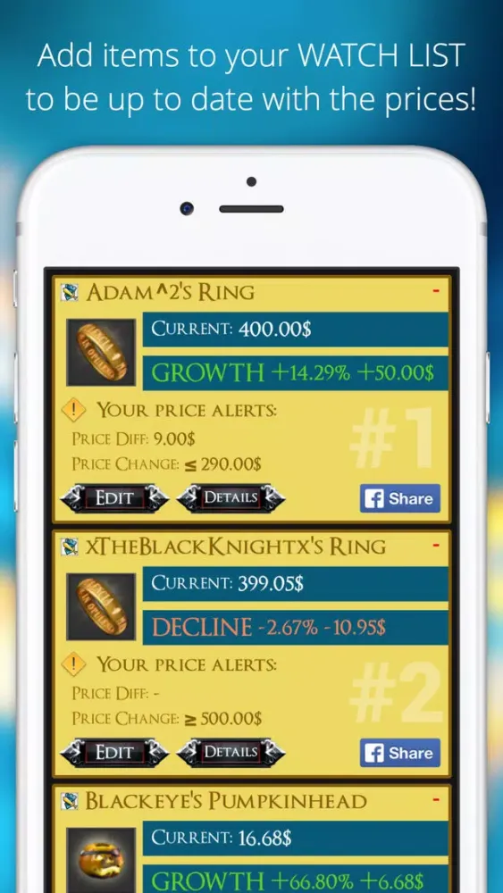 Capturas de tela do Market Monitor for The Mighty Quest For Epic Loot
