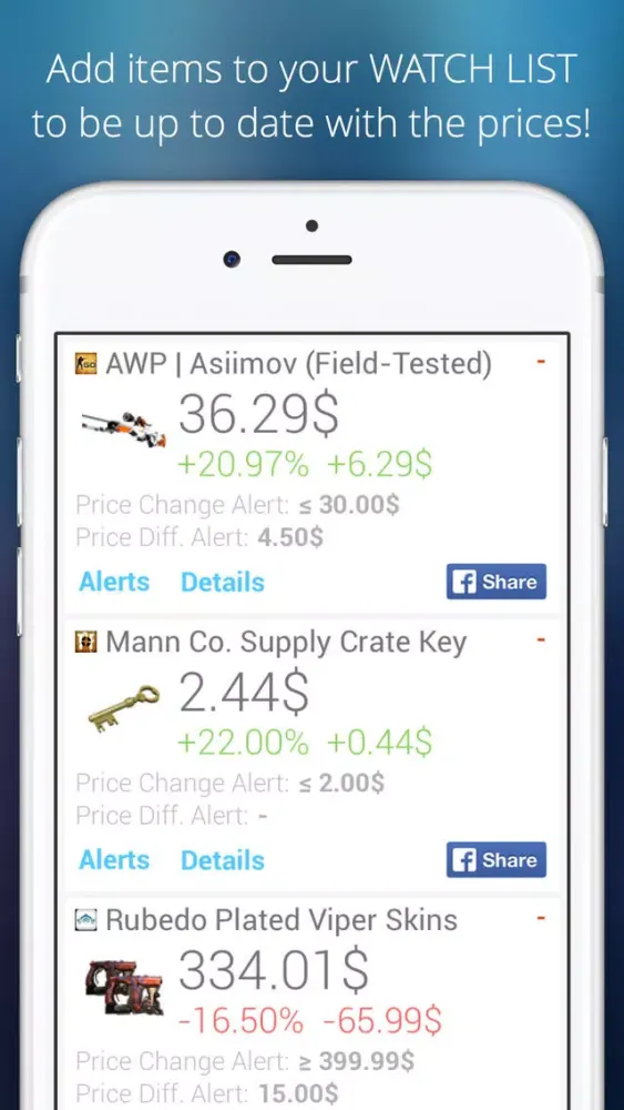 Screenshot di App for STEAM Community Market