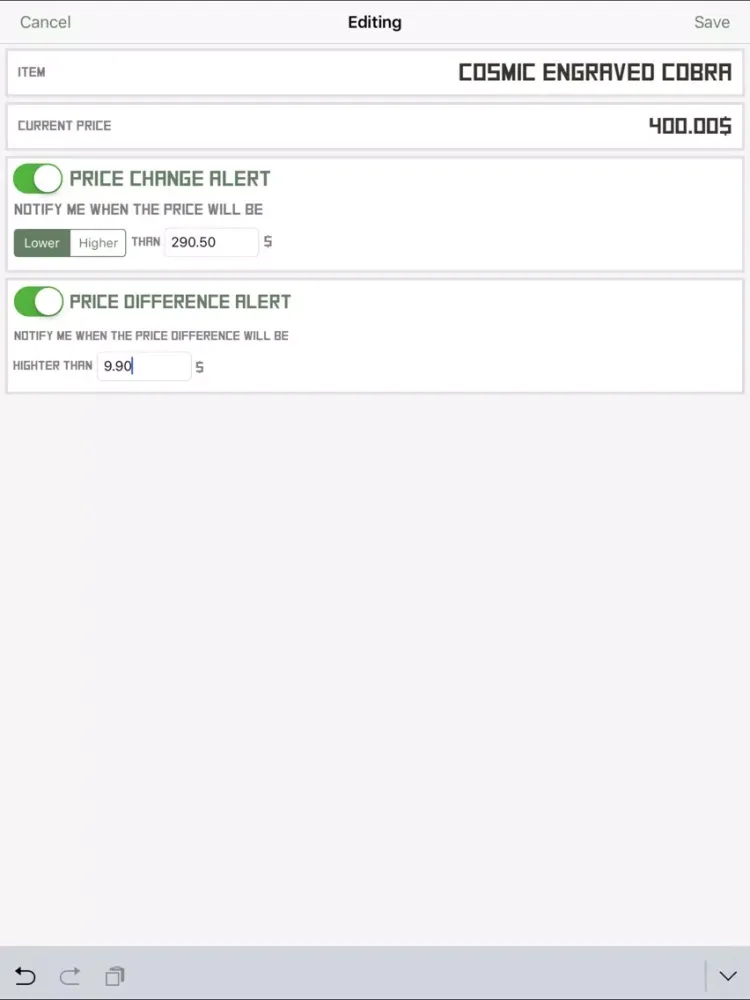 Market Monitor for Unturned iPad  スクリーンショット