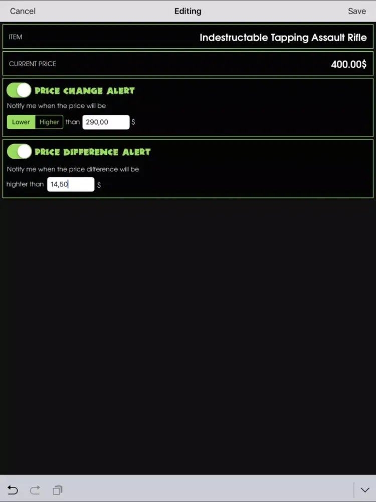 Zrzuty ekranu Market Monitor for Zombie Grinder iPad 