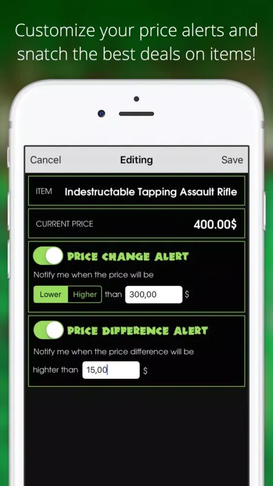 Zrzuty ekranu Market Monitor for Zombie Grinder